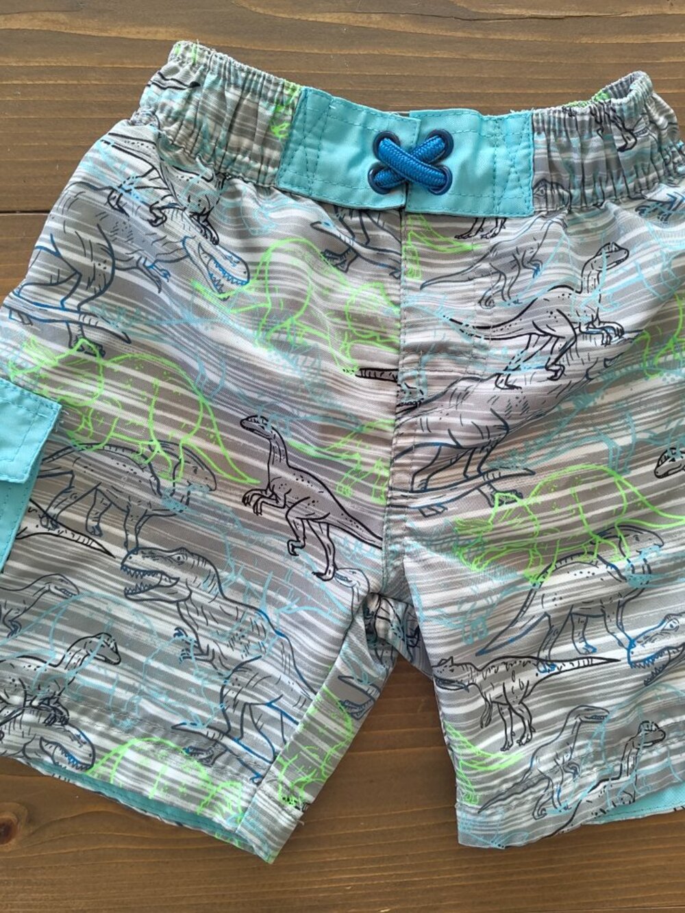UV Skinz Toddler 2T UPF 50+ Dinosaur Swim Trunks